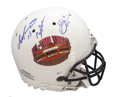 Kings of Football Full-Size Helmet Signed By Emmitt Smith, Dan Marino & Jerry Rice  (LE 8/25)